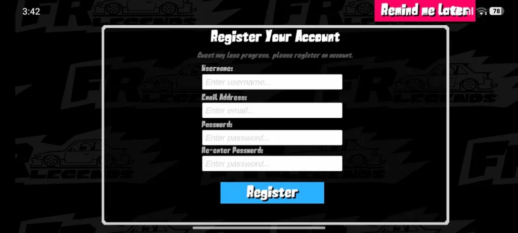 FR Legends Online Multiplayer Mode