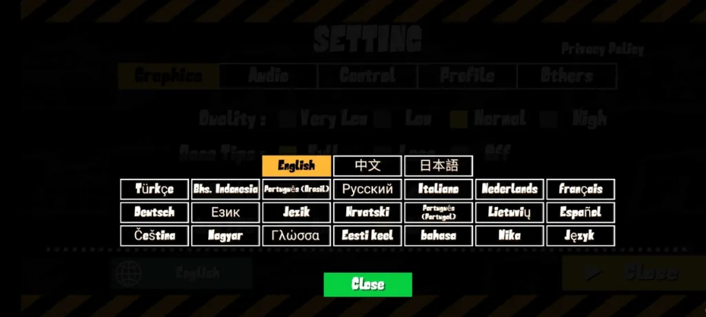 Multilingual Support