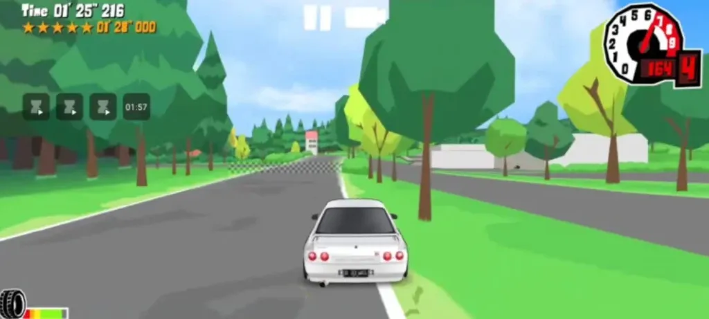 GUNSAL-TOUGE-track-in-FR-Legends-mod-apk
