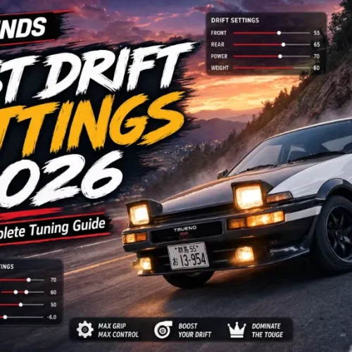 FR Legends Best Drift Settings 2026: The Complete Tuning Guide